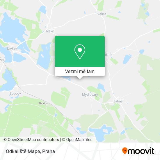 Odkaliště Mape mapa