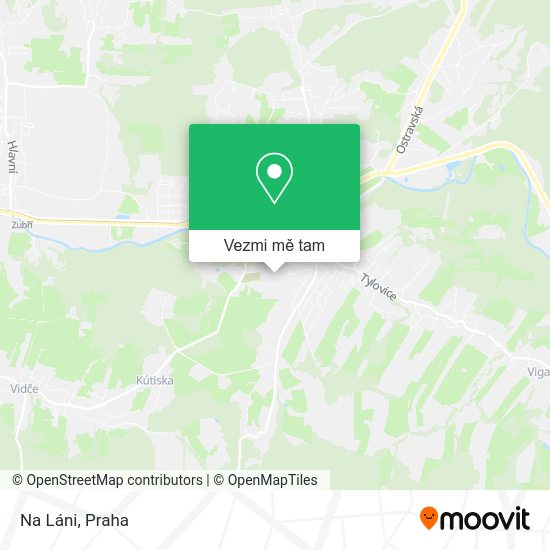 Na Láni mapa