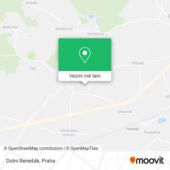 Dolní Renešák mapa