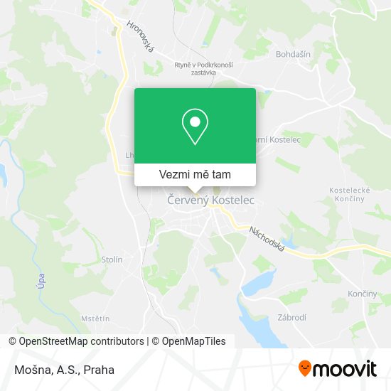 Mošna, A.S. mapa