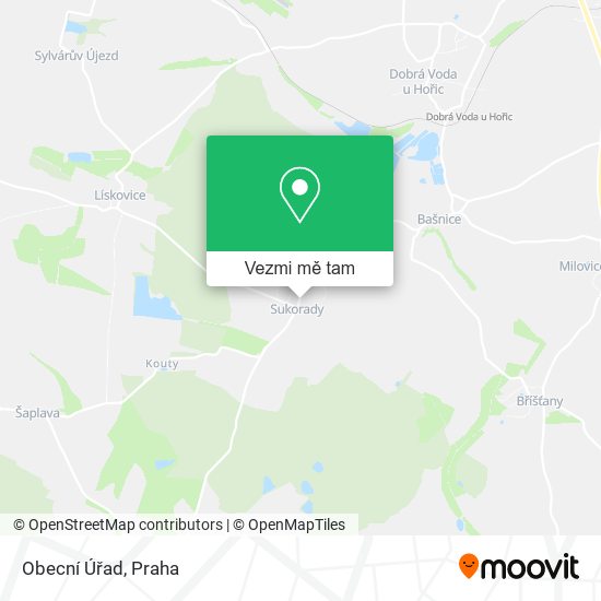 Obecní Úřad mapa