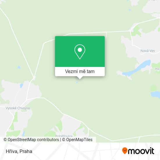Hříva mapa