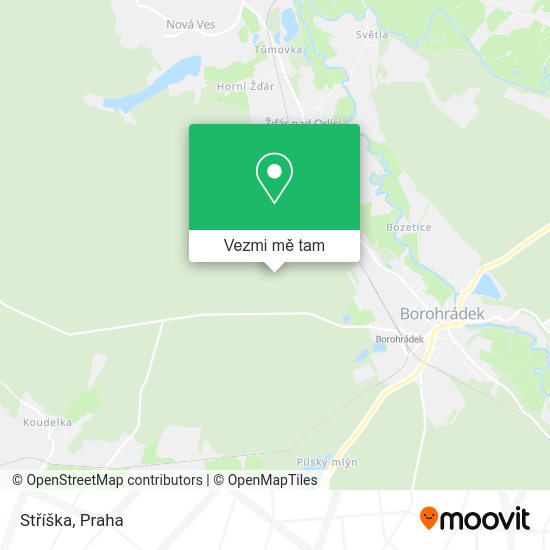 Stříška mapa