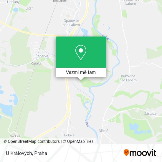 U Králových mapa