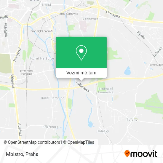 Mbistro mapa