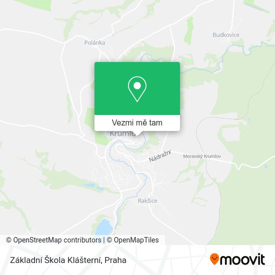 Základní Škola Klášterní mapa