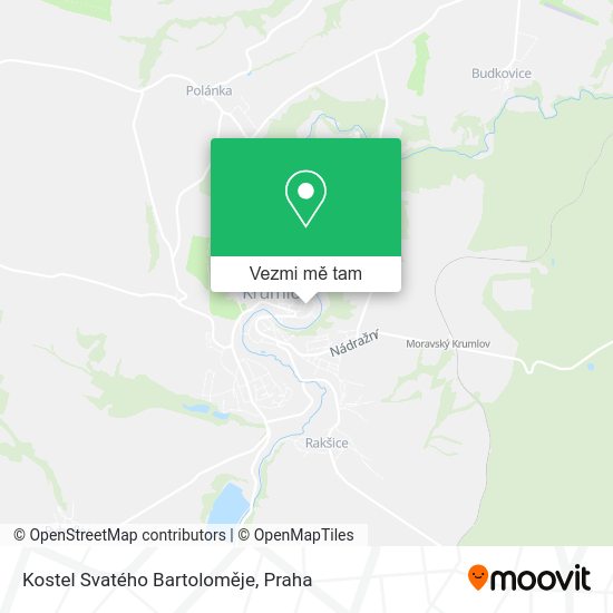 Kostel Svatého Bartoloměje mapa