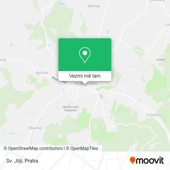 Sv. Jiljí mapa