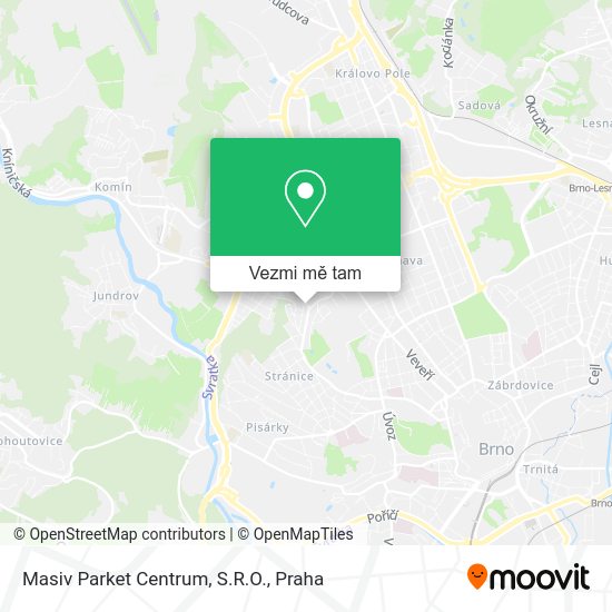 Masiv Parket Centrum, S.R.O. mapa