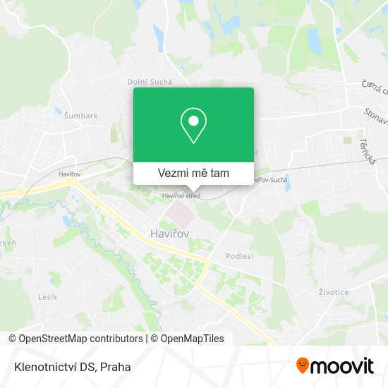 Klenotnictví DS mapa
