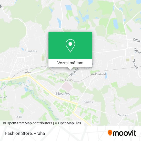 Fashion Store mapa