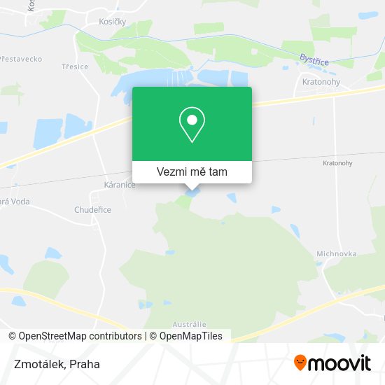 Zmotálek mapa