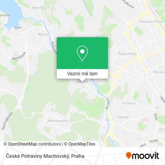 České Potraviny Machovský mapa