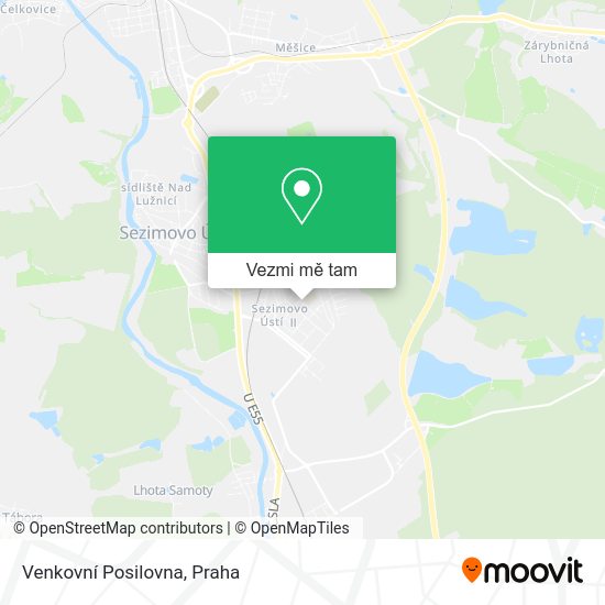Venkovní Posilovna mapa