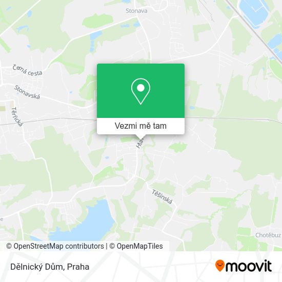 Dělnický Dům mapa