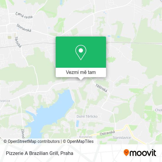 Pizzerie A Brazilian Grill mapa