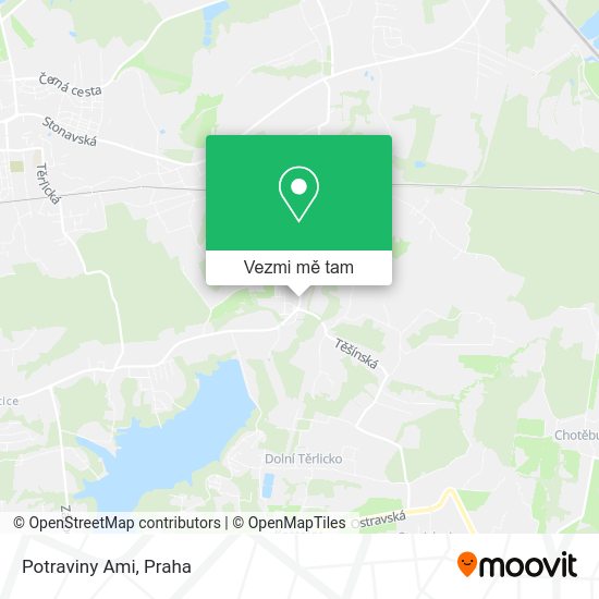 Potraviny Ami mapa