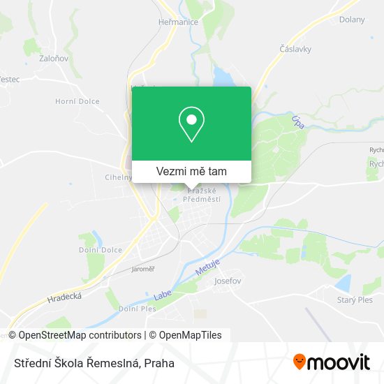 Střední Škola Řemeslná mapa
