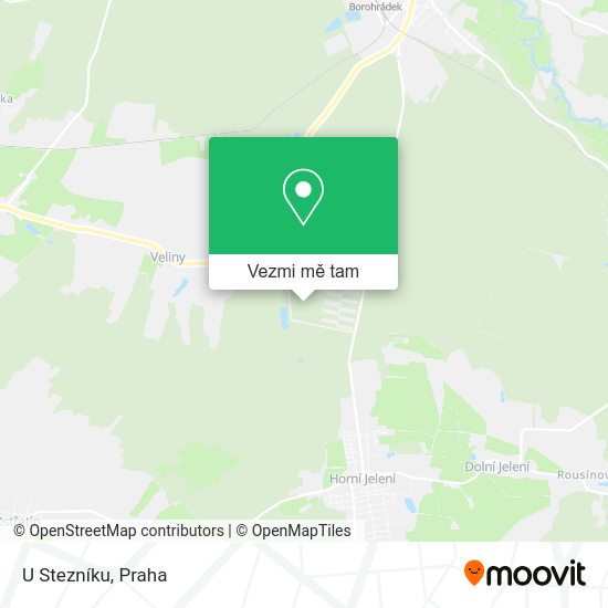 U Stezníku mapa
