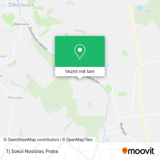 Tj Sokol Nosislav mapa