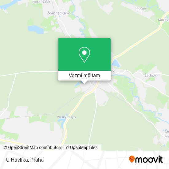 U Havlíka mapa