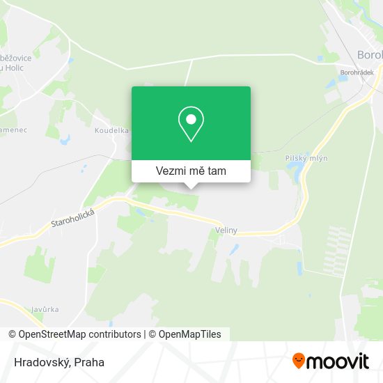 Hradovský mapa