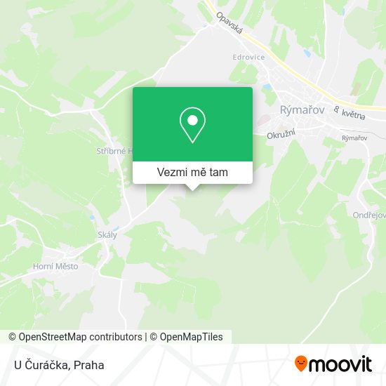 U Čuráčka mapa
