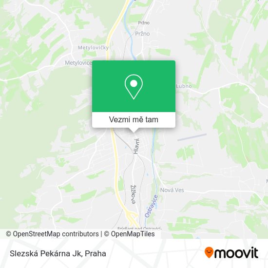 Slezská Pekárna Jk mapa
