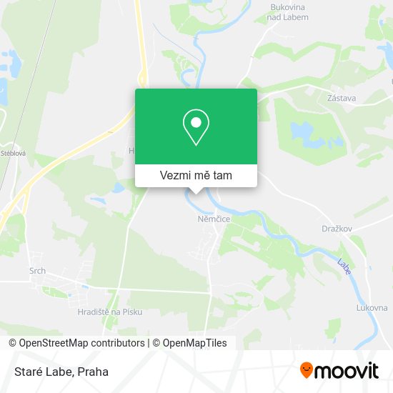 Staré Labe mapa