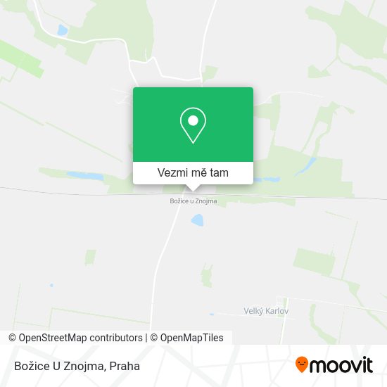 Božice U Znojma mapa