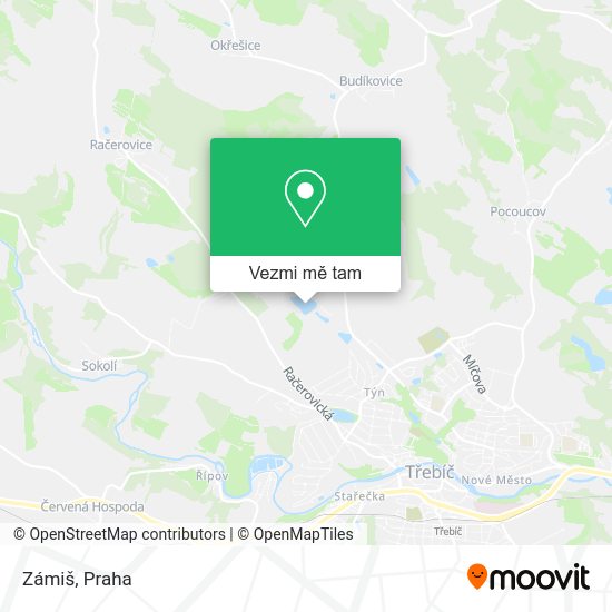 Zámiš mapa