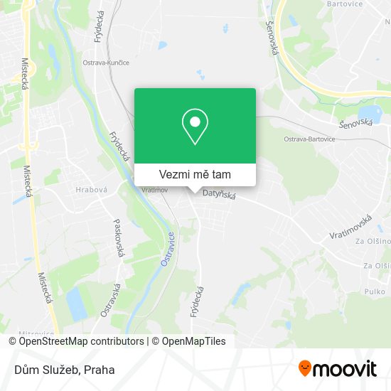 Dům Služeb mapa