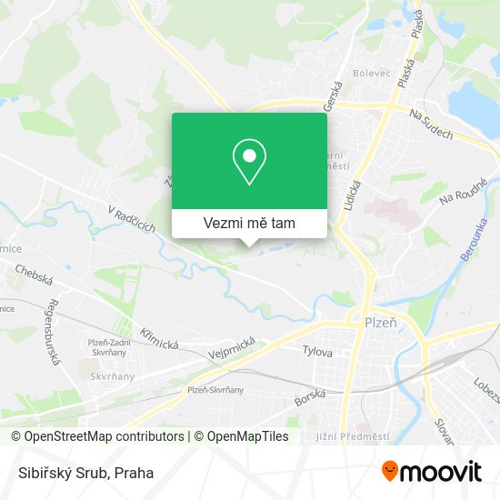 Sibiřský Srub mapa