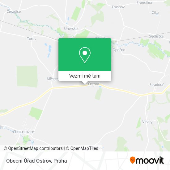 Obecní Úřad Ostrov mapa
