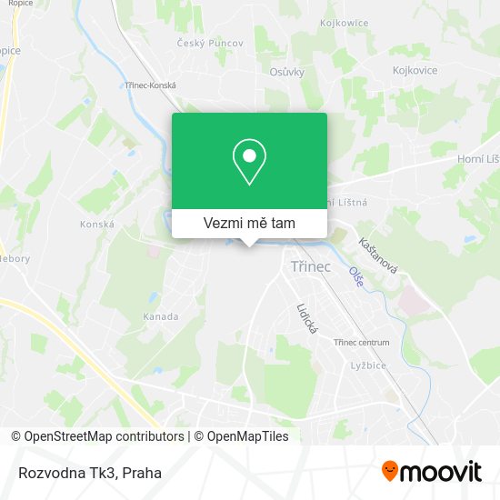 Rozvodna Tk3 mapa