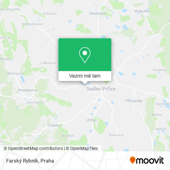 Farský Rybník mapa