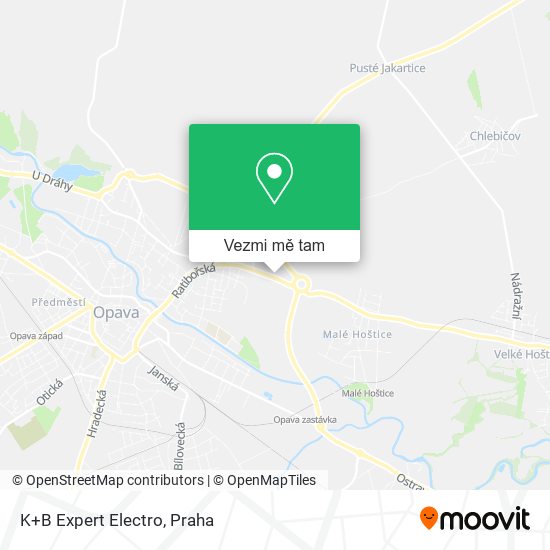 K+B Expert Electro mapa