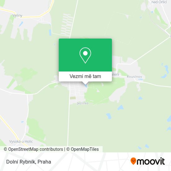 Dolní Rybník mapa