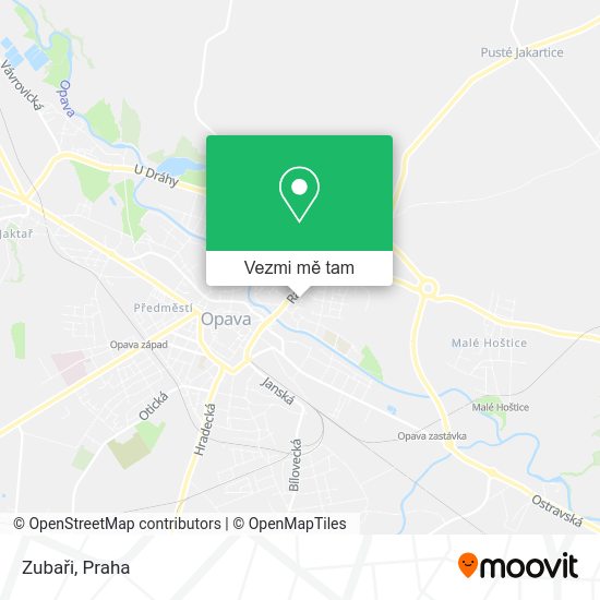 Zubaři mapa