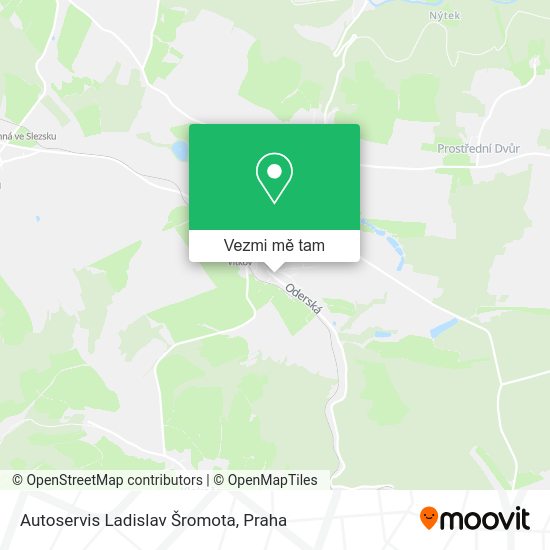 Autoservis Ladislav Šromota mapa