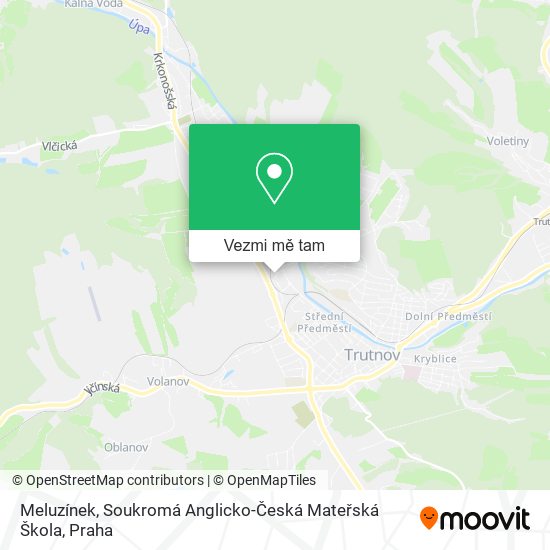 Meluzínek, Soukromá Anglicko-Česká Mateřská Škola mapa