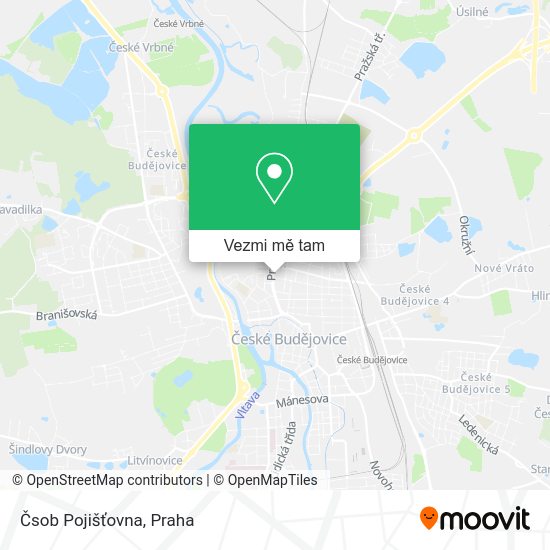 Čsob Pojišťovna mapa