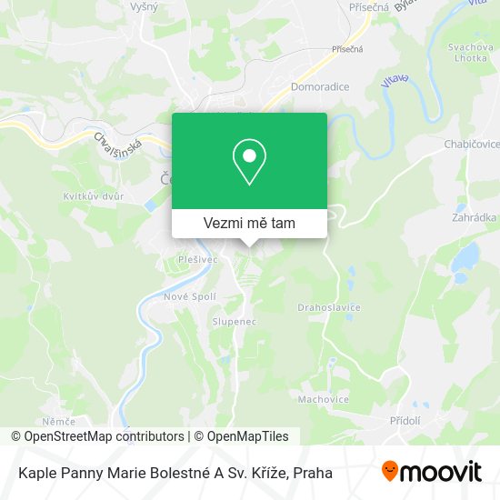 Kaple Panny Marie Bolestné A Sv. Kříže mapa