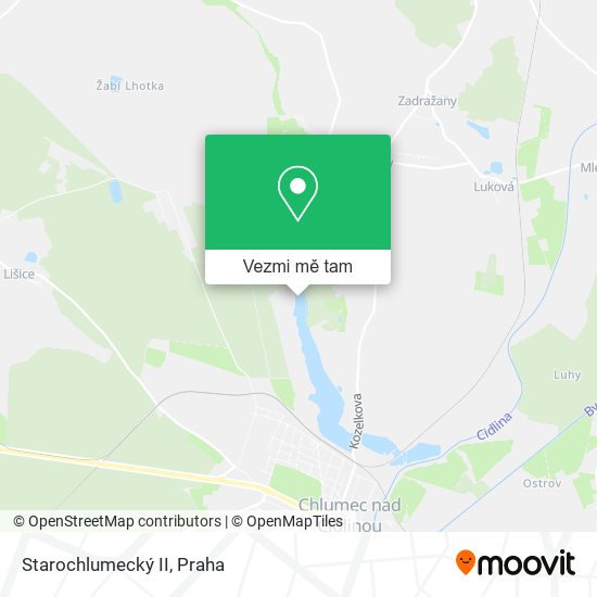 Starochlumecký II mapa