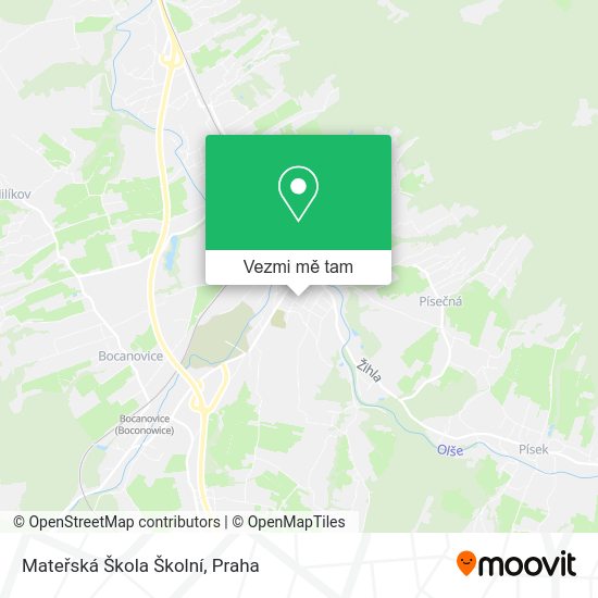 Mateřská Škola Školní mapa