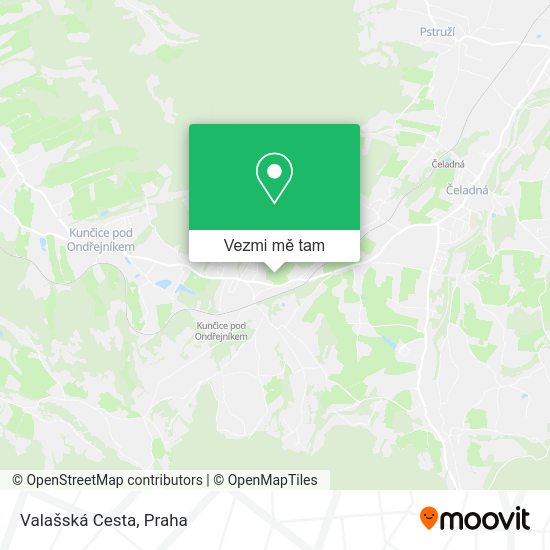 Valašská Cesta mapa