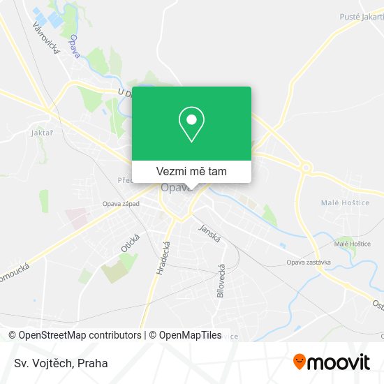 Sv. Vojtěch mapa