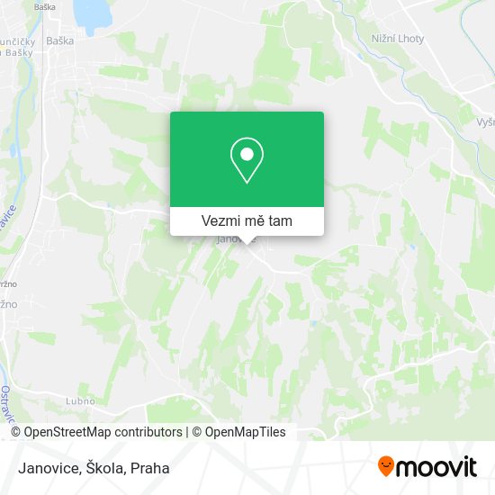 Janovice, Škola mapa