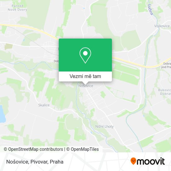 Nošovice, Pivovar mapa