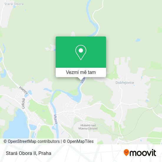 Stará Obora II mapa